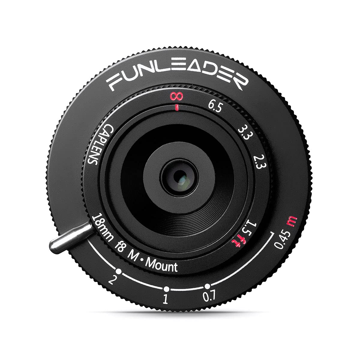 【極薄8mm良品】FUNLEADER CAPLENS 18mm f8 Mマウント Amazon | FUNLEADER CAPLENS 18mm f/8.0 M Mマウント ライカM ブラック